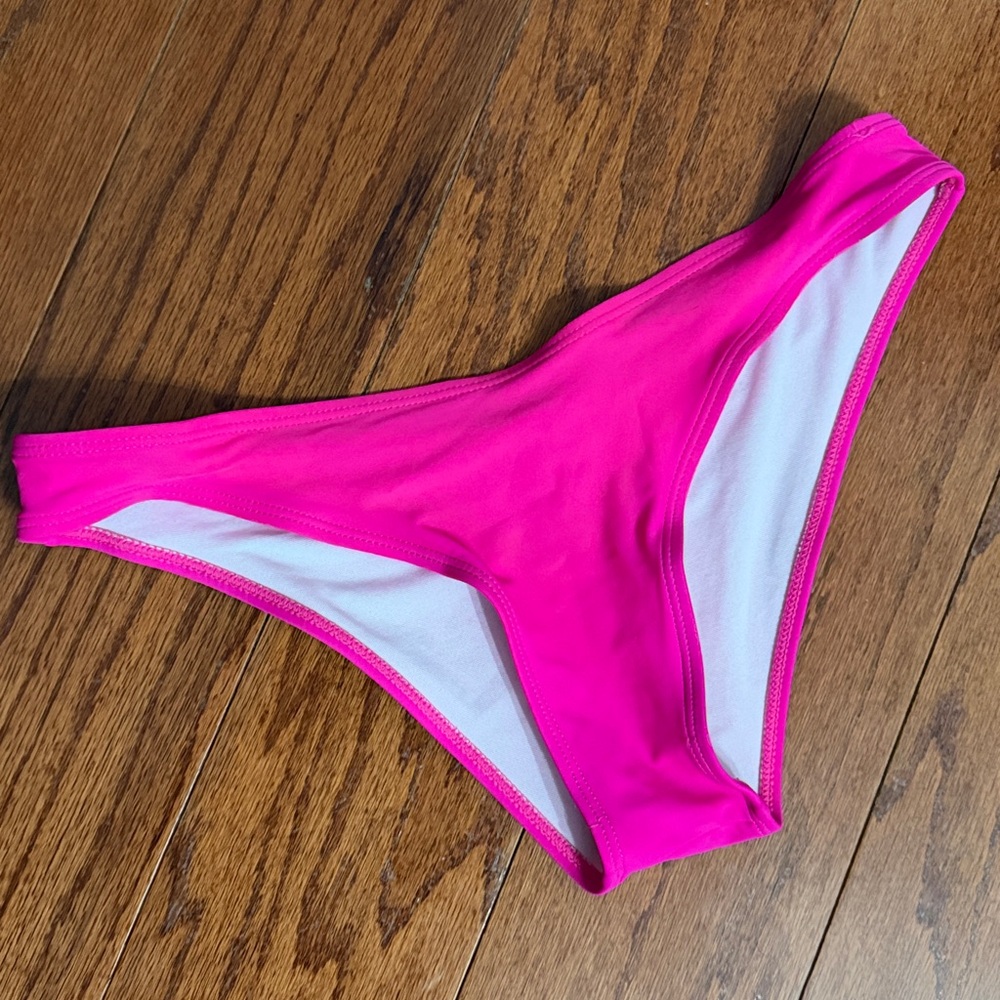 Shein hot pink bikini Bottom- Size Large - NWNT with bag